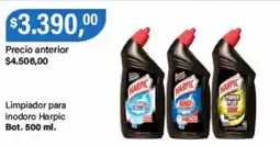 Supermercados Damesco Harpic limpiador para inodoro oferta