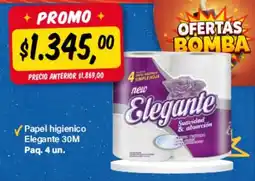 Supermercados Damesco Elegante papel higienico oferta