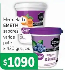 Beltrán Supermercados Emeth mermelada sabores varios oferta