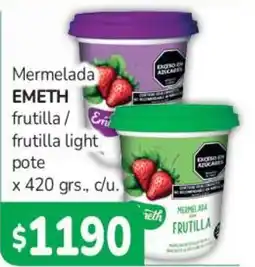 Beltrán Supermercados Emeth mermelada frutilla / frutilla light oferta