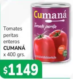 Beltrán Supermercados Cumaná tomates peritas enteros oferta