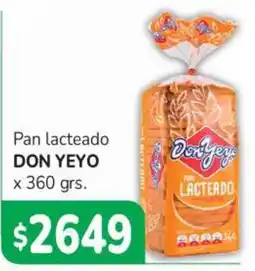 Beltrán Supermercados Don yeyo pan lacteado oferta