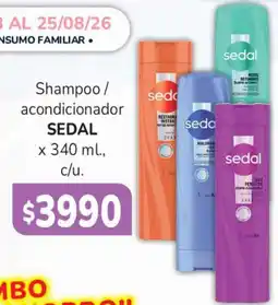 Beltrán Supermercados Sedal shampoo / acondicionador oferta