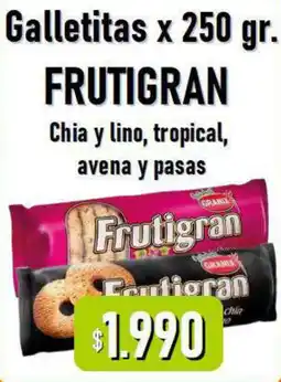 Beltrán Supermercados Frutigran galletitas oferta