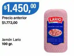 Supermercados Damesco Lario jamón cocido oferta