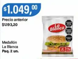 Supermercados Damesco La blanca medallón oferta