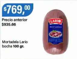 Supermercados Damesco Lario mortadela oferta