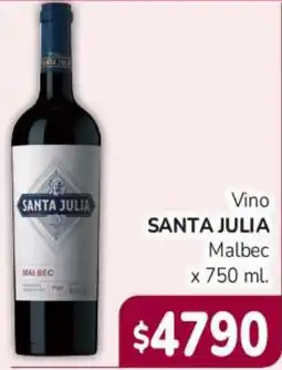 Beltrán Supermercados Santa julia malbec oferta