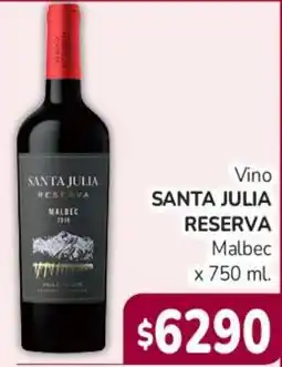 Beltrán Supermercados Santa julia reserva malbec oferta