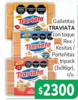 Beltrán Supermercados Traviata galletitas con toque Rex / Kesitas / Porteñitas oferta