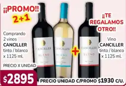 Beltrán Supermercados Canciller vino tinto / blanco oferta