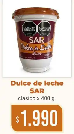 Beltrán Supermercados Sar dulce de leche clásico oferta