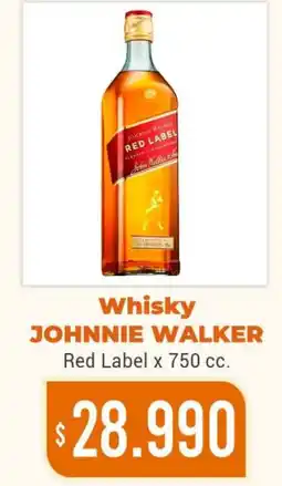 Beltrán Supermercados Johnnie Walker Whisky Red Label oferta