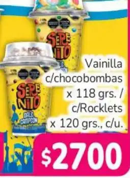 Beltrán Supermercados Sere nito vainilla c/chocobombas c/rocklets oferta