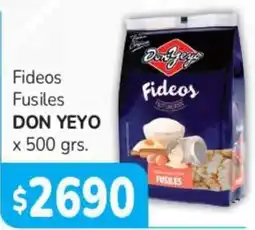 Beltrán Supermercados Don yeo fideos fusiles oferta