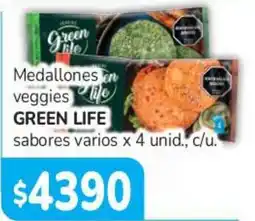 Beltrán Supermercados Green life medallones veggies oferta