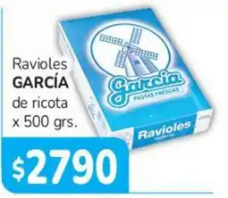 Beltrán Supermercados García ravioles de ricota oferta