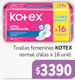 Beltrán Supermercados Kotex toallas femeninas oferta