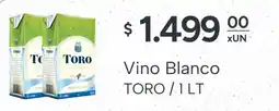 El Milagro Mayorista Toro vino blanco oferta