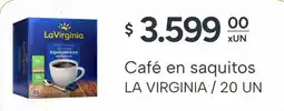 El Milagro Mayorista La virginia café en saquitos oferta