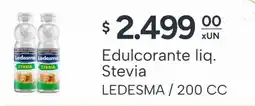 El Milagro Mayorista Ledesma edulcorante liq. stevia oferta