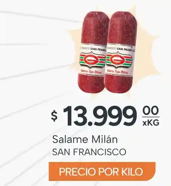 El Milagro Mayorista San francisco salame milán oferta
