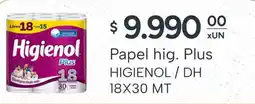 El Milagro Mayorista Higienol papel hig. plus oferta
