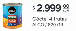 El Milagro Mayorista Alco cóctel 4 frutas oferta