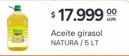 El Milagro Mayorista Natura aceite girasol oferta