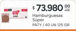 El Milagro Mayorista Paty hamburguesas súper oferta
