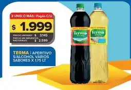 Carrefour Maxi Terma - aperitivo s/alcohol varios sabores oferta