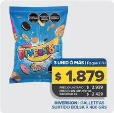 Carrefour Maxi Galletitas surtido bolsa oferta