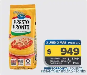 Arcor - prestopronta polenta instantanea