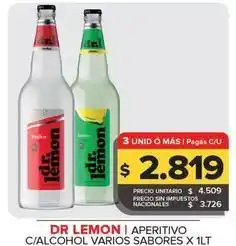 Carrefour Maxi Aperitivo c/alcohol varios sabores oferta