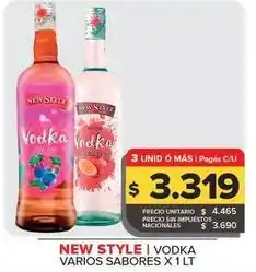 Carrefour Maxi New style - vodka oferta