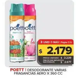 Carrefour Maxi Poett - desodorante varias fragancias aero oferta
