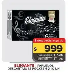 Carrefour Maxi Elegante - pañuelos descartables pocket oferta