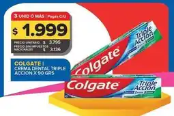 Carrefour Maxi Colgate - crema dental triple accion oferta