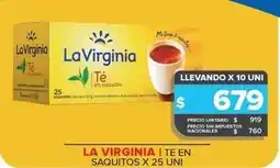 Carrefour Maxi La virginia - té en saquitos oferta