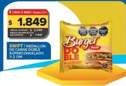 Carrefour Maxi Swift - medallon de carne doble supercongelado oferta
