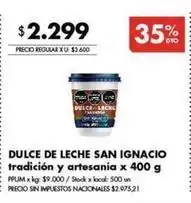 Disco San ignacio - dulce de leche oferta