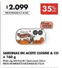Disco Sardinas en aceite oferta