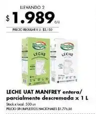 Disco Manfrey - leche uat oferta