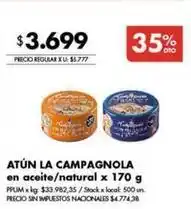 Disco La campagnola - atún la campagnola oferta
