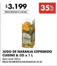 Disco Jugo de naranja exprimido oferta