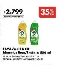 Disco Cif - lavavajilla oferta