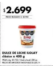 Disco Ilolay - dulce de leche clásico oferta