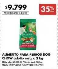 Disco Dog chow - alimento para perros adulto m/g oferta