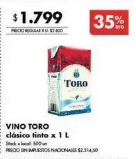 Disco Toro - vino toro cl uevo tinto oferta