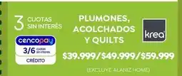 Jumbo Krea - plumones, acolchados y quilts oferta
